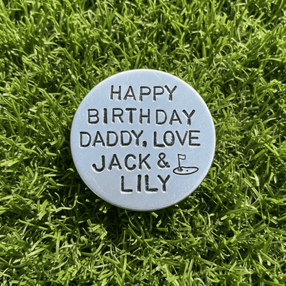 PERSONALISED Golf Ball Marker 