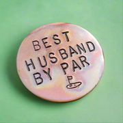 Best Husband By Par Bronze Golf Ball Marker Gifts Husband Boyfriend 8th Anniversary Christmas