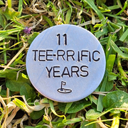 11 Years Golf Ball Marker Husband Gifts 11th Steel Wedding Anniversary