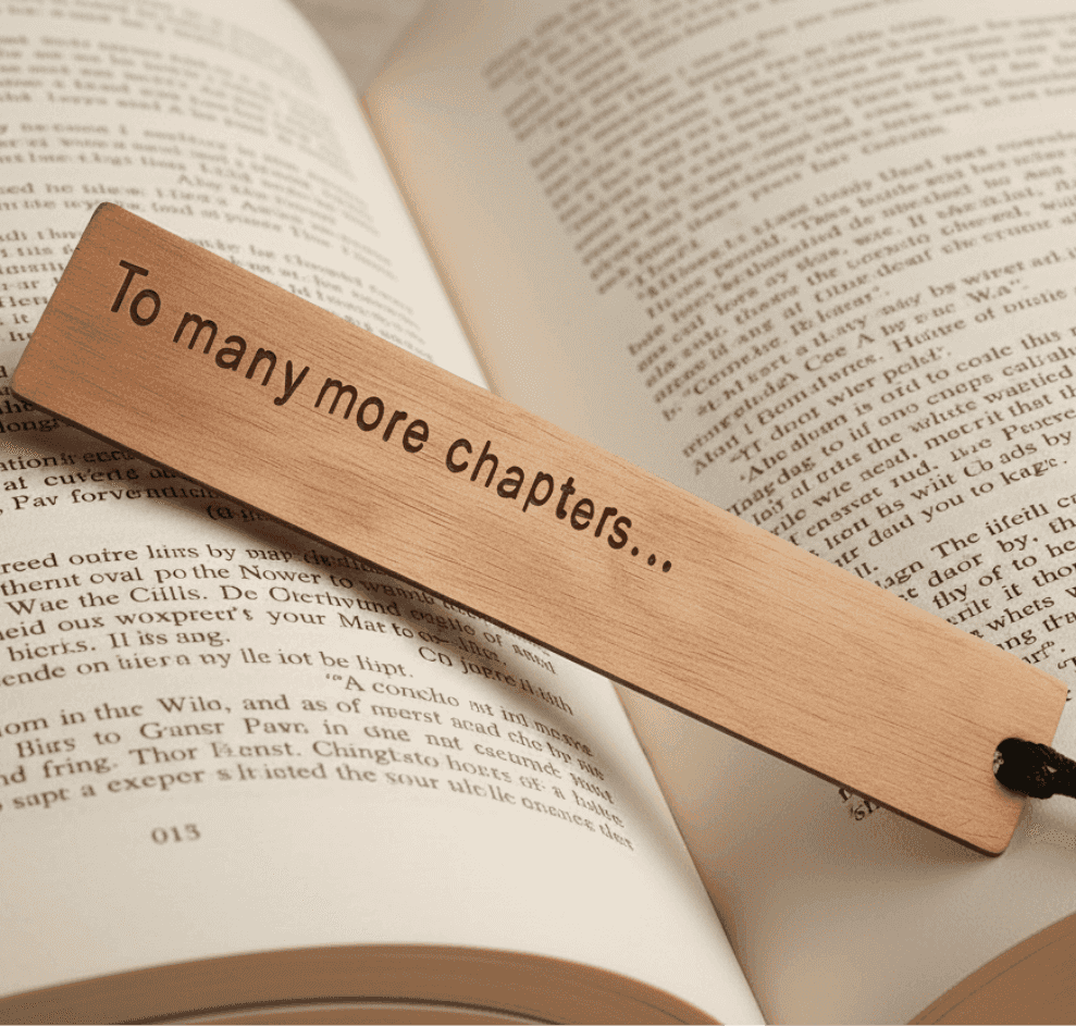 Copper Bookmark To Many More Chapters Personalised Gift Hand Stamped Handmade Anniversary Valentines Day