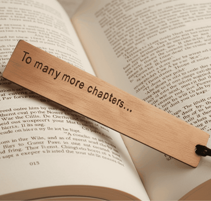 Copper Bookmark To Many More Chapters Personalised Gift Hand Stamped Handmade Anniversary Valentines Day
