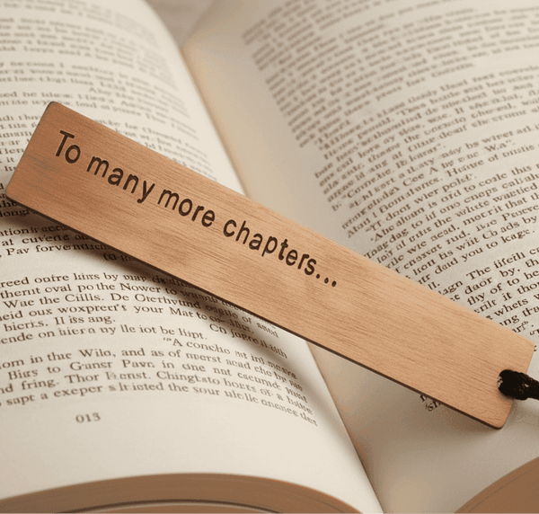 Copper Bookmark To Many More Chapters Personalised Gift Hand Stamped Handmade Anniversary Valentines Day