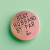 Best Husband By Par Copper Golf Ball Marker Anniversary Christmas Birthday Gifts For Golfer