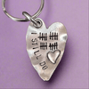 20 Tally Mark Keyring Husband Wife Gifts 20th Anniversary 20 Years Love Heart Keychain I Still Do