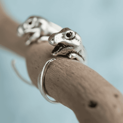 Dinosaur Ring Adjustable Silver Animal Jewellery T Rex
