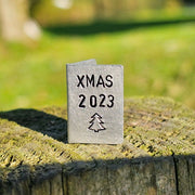 Christmas 2023 Mini Metal Card Girlfriend Boyfriend Husband Xmas Gifts