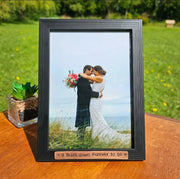 9th Wedding Anniversary Photo Frame Gifts 9 Years Down Copper Plaque