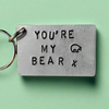 You're My Bear Keyring Valentines Day Anniversary Gifts For Him Men Boyfriend Husband I Love You Keychain Birthday