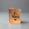 Handcrafted Copper Anniversary Card 7th Wedding Anniversary Gifts