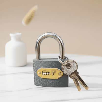 Iron Padlock 6th Wedding Anniversary Gifts 2 Keys Husband And Wife