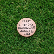 PERSONALISED Golf Ball Marker Birthday GIFTS For Dad Husband Daddy