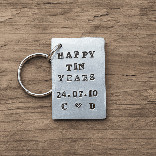 Happy Tin Years 10th Anniversary Gifts