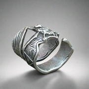 Bat Ring Adjustable Animal Jewellery Retro Jewelry Goth Unisex