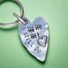16 Tally Mark Keyring Husband Wife Gifts 16th Anniversary 16 Years Love Heart Keychain I Still Do