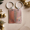 Christmas Gifts For Him Her Husband Wife PERSONALISED Keychain Keyring Set Couple