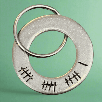 Tally Mark 16 Years 16th Anniversary Gifts For Men Her Personalised Gift Husband Wife Keychain