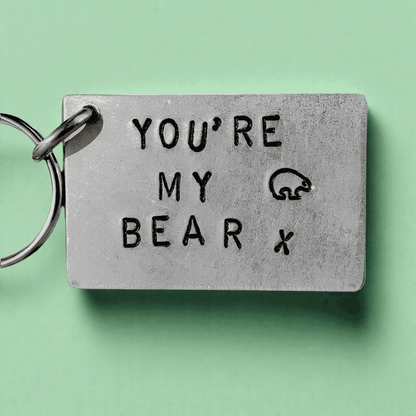 You're My Bear Gifts For Boyfriend Husband Keychain