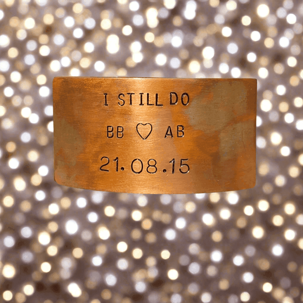 Personalised I Still Do Bronze Anniversary Plaque Card Gifts
