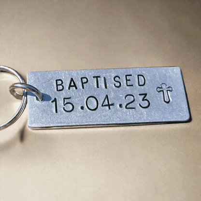 Baptism Keychain Keyring