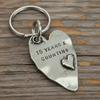 15 Years And Counting Heart Keyring 15th Anniversary Gifts Husband Wife Keychain