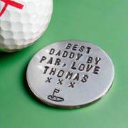 PERSONALISED Golf Ball Marker GIFTS For Dad Grandad Husband Christmas Boyfriend Daddy