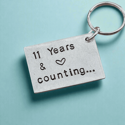 11 YEARS & COUNTING 11th Steel Anniversary Personalised