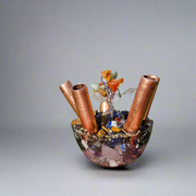 5 Pipe Tree Of Life Cloudbuster Orgonite Gemstone Crystal Towerbuster