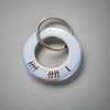 Tally Mark 11 Years Steel 11th Wedding Anniversary Gifts For Men Her Personalised Gift Husband Wife Keychain