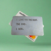 I Love You The Most The End I Win Wallet Card Boyfriend Gifts For Men Personalised Dad Husband Christmas Grandad