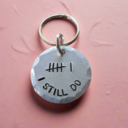 6 Tally Mark Keyring Husband Wife Gifts 6th Iron Anniversary Personalised 6 Years Keychain I Still Do