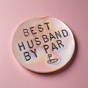 Best Husband By Par Bronze Golf Ball Marker Gifts Husband Boyfriend 8th Anniversary Christmas