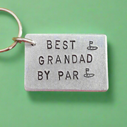 Best Grandad By Par Golf Gifts For Him Birthday Grandpa Gift Golfing Christmas Keyring