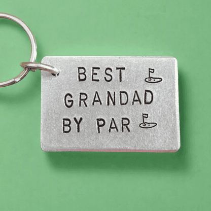 Best Grandad By Par Golf Gifts For Him Birthday Grandpa Keyring