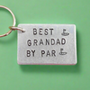 Best Grandad By Par Golf Gifts For Him Birthday Grandpa Gift Golfing Christmas Keyring