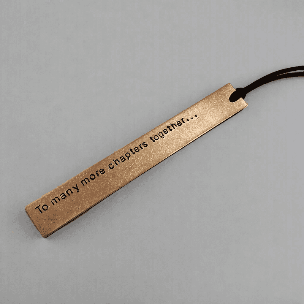 Copper Bookmark Many More Chapters Together Gift Anniversary Valentine