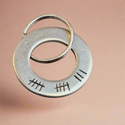 Tally Mark 13 Years 13th Wedding Anniversary Gifts For Men Her Personalised Gift Husband Wife Keychain