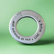 Personalised Best Husband By Par Steel Golf Ball Marker Anniversary Gifts Accessories 11th