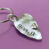 Personalised Heart Keyring 6th Iron Wedding Anniversary Gifts Husband Wife Keychain Boyfriend Girlfriend Gift
