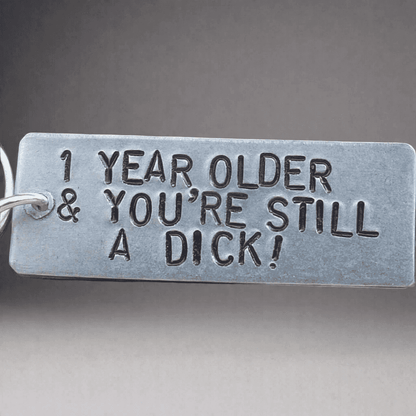 Funny Birthday Keychain