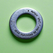 Personalised Best Husband By Par Steel Golf Ball Marker Anniversary Gifts Accessories 11th