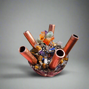 5 Pipe Tree Of Life Cloudbuster Orgonite Gemstone Crystal Towerbuster