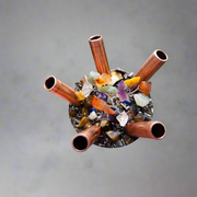 5 Pipe Tree Of Life Cloudbuster Orgonite Gemstone Crystal Towerbuster
