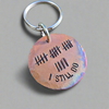 Tally Mark Of 19 Years 19th I Still Do Keyring Bronze Wedding Anniversary Gifts Personalised Keychain