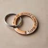 8 Years Down Forever To Go 8th Bronze Wedding Anniversary Gifts Keyring Keychain