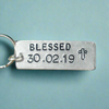 Blessed Personalised Baptism Gifts for Adults Keychain Special Day Christening