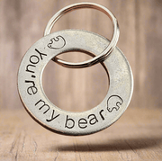 You're My Bear Valentines Day Gifts For Boyfriend Husband Christmas Keychain Keyring