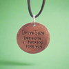 Drive Safe I Love You Rear View Mirror Charm Gifts Copper Girlfriend Gift Trucker