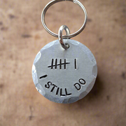 6 Tally Mark Keyring Husband Wife Gifts 6th Iron Anniversary Personalised 6 Years Keychain I Still Do