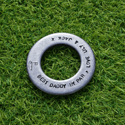 Personalised Golf Ball Marker GIFTS For Dad Husband Fathers Day Daddy