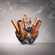 5 Pipe Tree Of Life Cloudbuster Orgonite Gemstone Crystal Towerbuster